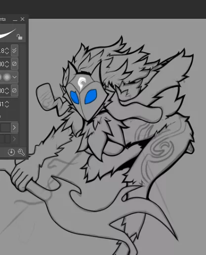 lineart supremacy posted by AigakihartistX