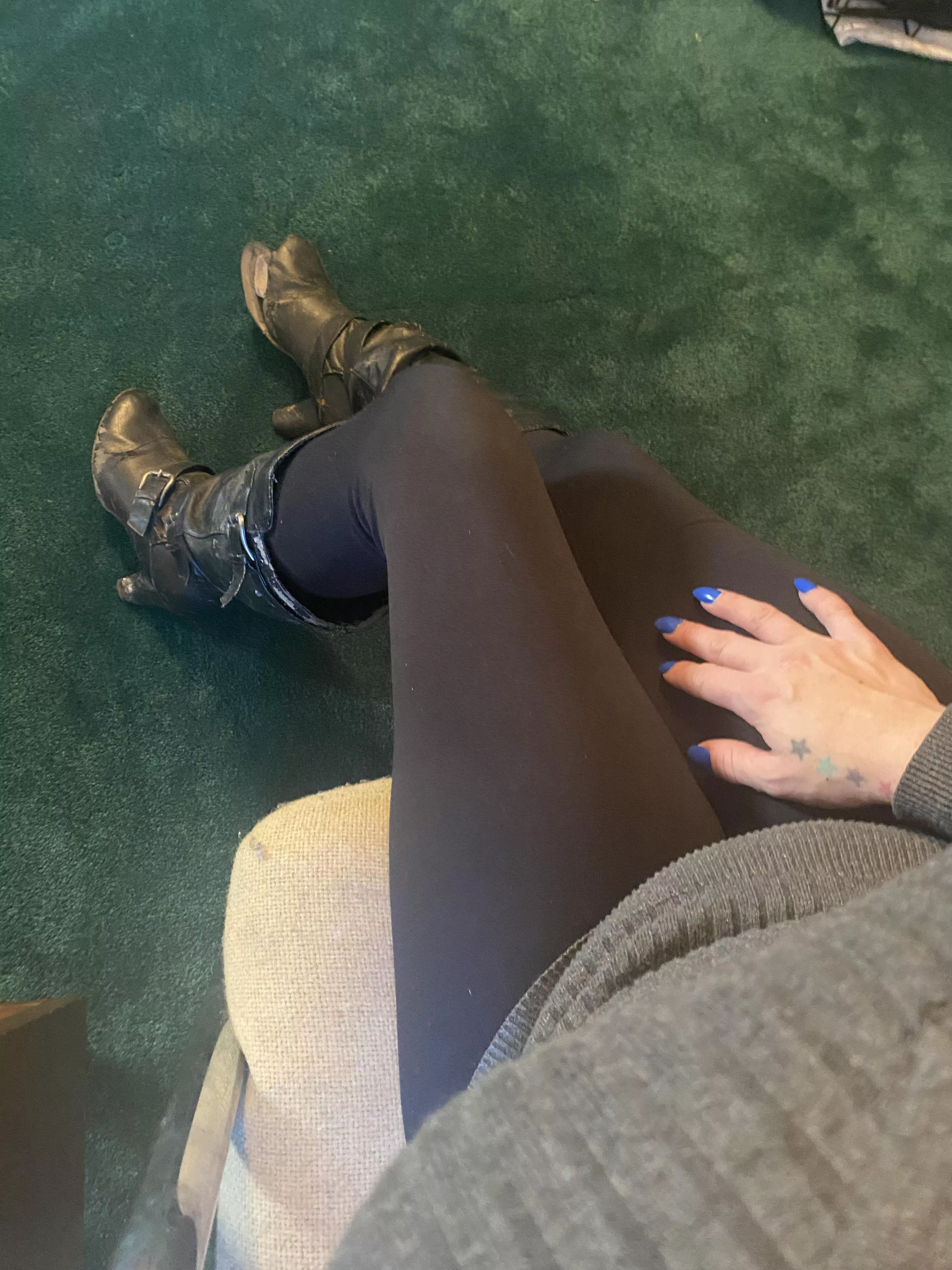 My boots on their last day ☹️ posted by Dixie_Hartline