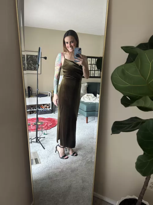 my party dress and heels OC by Tay-Rae773