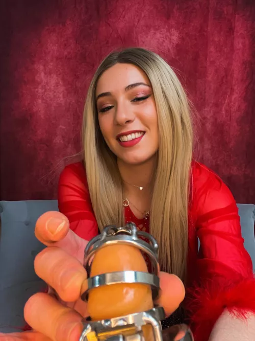 Once it’s on.. it’s never coming off. The hope you had for a sex life… with one click it’s suddenly lost. you may think I’m the devil, but I’m one heavenly boss. Life is better as My slave… it’s why you’re so readily locked 🤭 by TheOreoCouple1