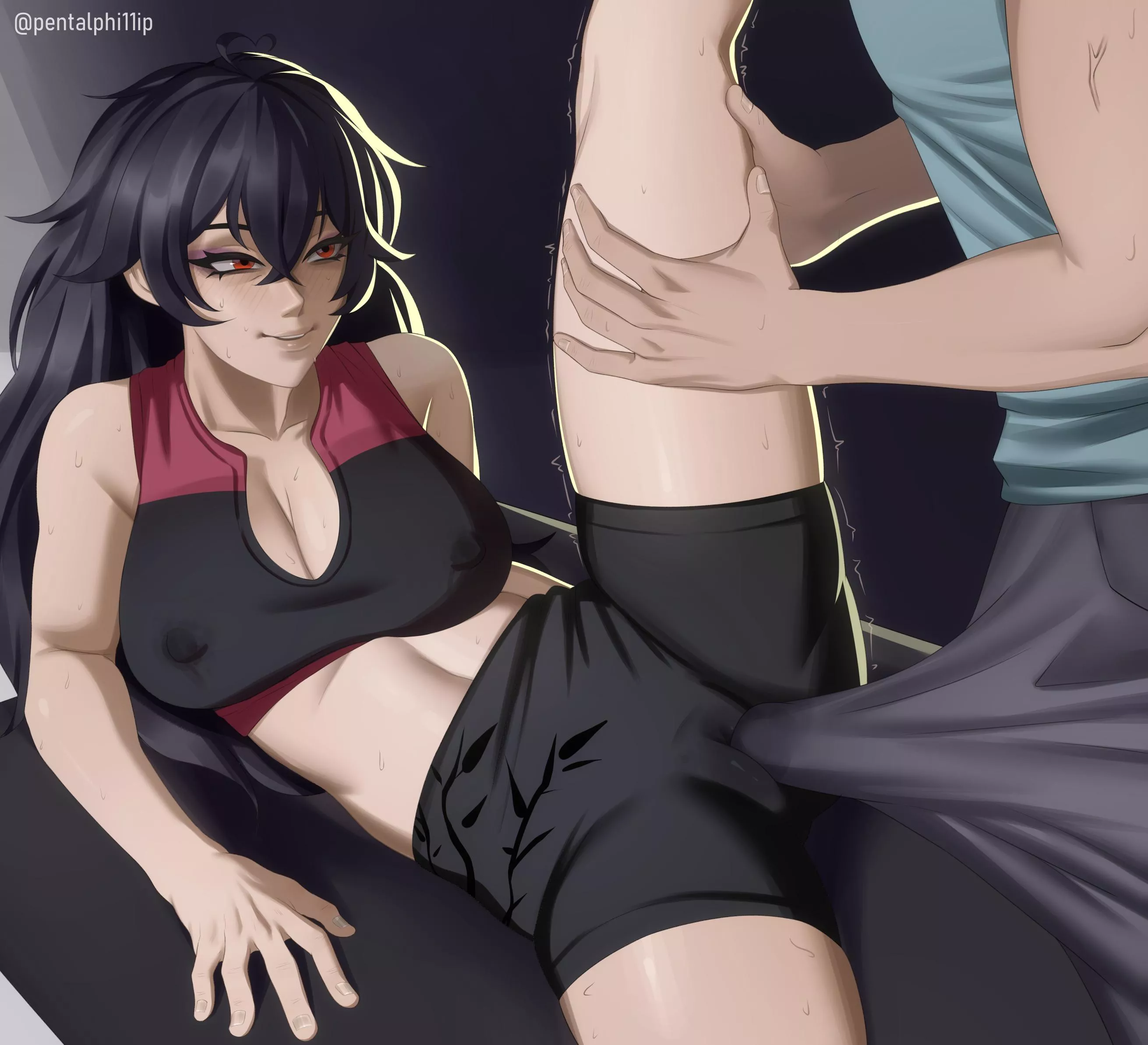 Raven Branwen's stretching routine (pentalphi11ip) [RWBY] posted by ilovebuddyburgers