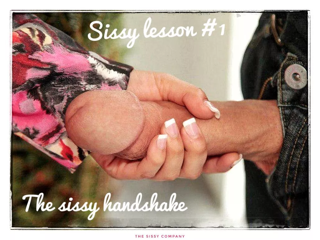 Remember to always have a firm grip slut 🤭 posted by TheSissyCo