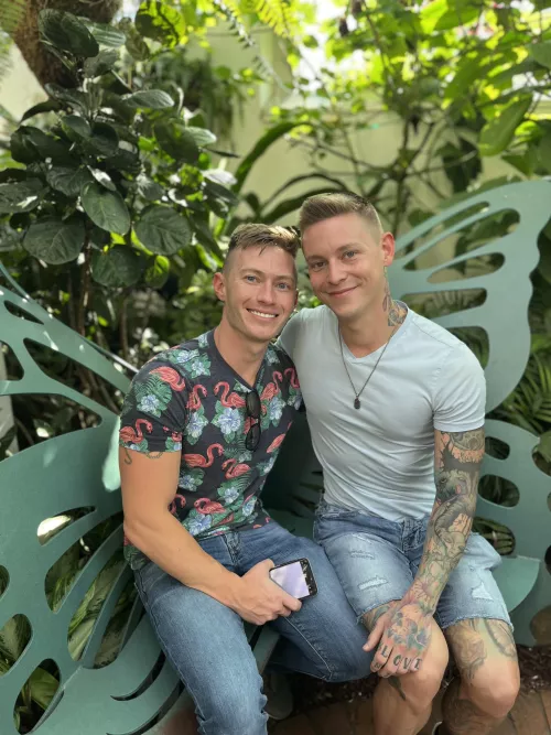 Remembering that time we went to the Florida butterfly exhibit 🥰 by AidenXEvan