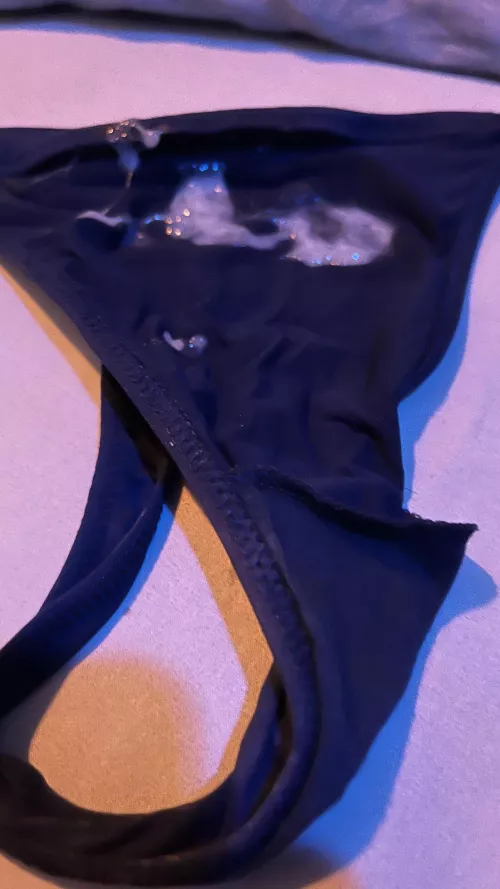 The first pair of panties I sold! Fucked my gf in them before I soaked them 💦 by mycumyourtummy