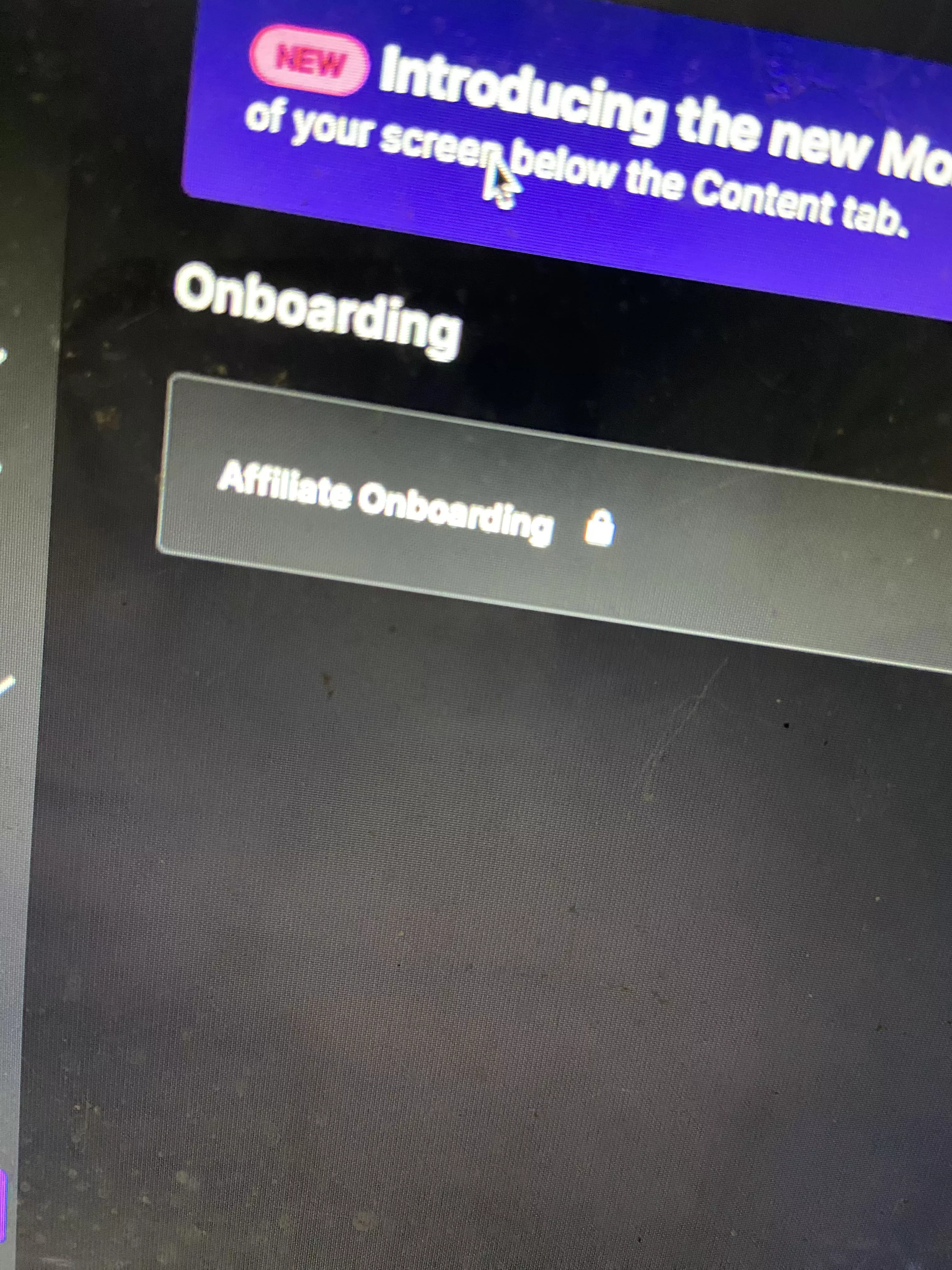 Twitch Affiliate onboarding trouble. Does this lock mean anything? posted by MillsTD
