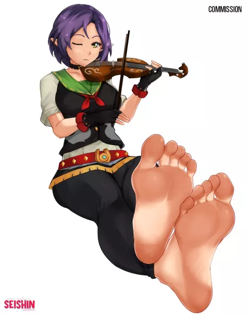 Violynne (The Legend of Zelda) [Artist: Seishin] by ComaOfSouls