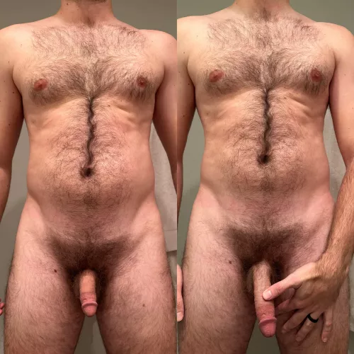 wife’s friends think my chest is hairy… if only they saw down below 😅 by NudeAndMarried