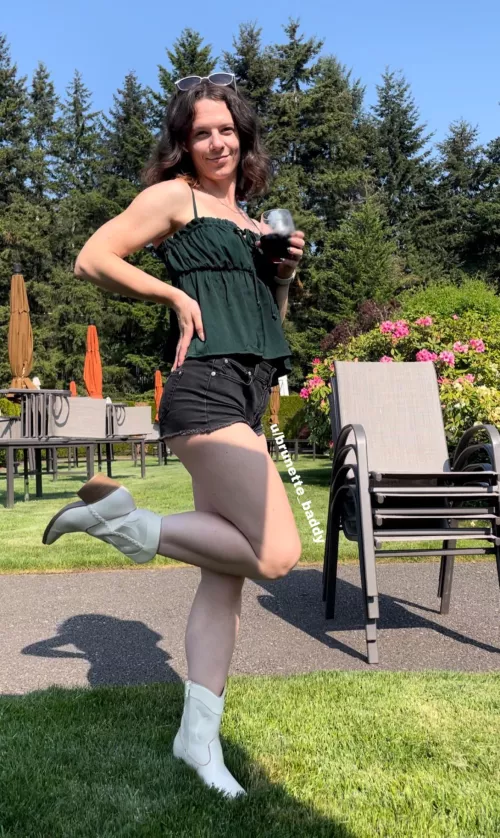 Wine and sunshine, what’s not to love by Brunette_baddy