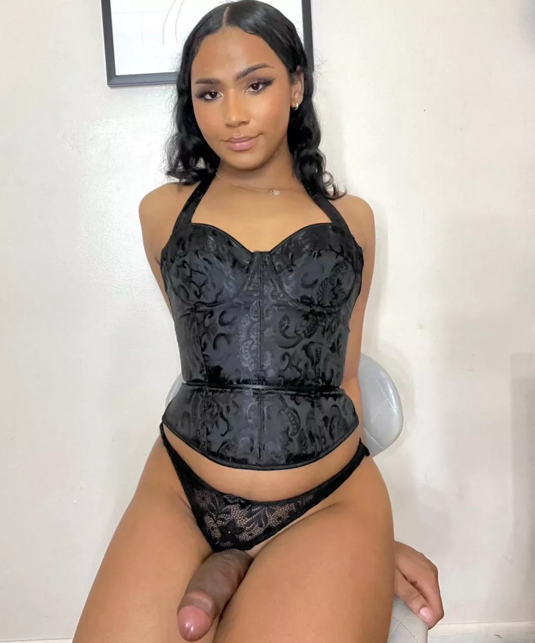 Would you rather watch me, or help me rub this cock? 😉 posted by Violetloves10