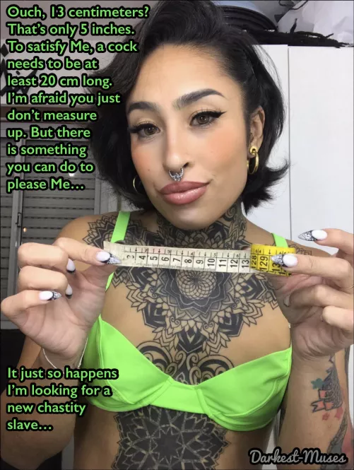 YOU DON’T MEASURE UP [Darkest-Muses] by ritewriterer