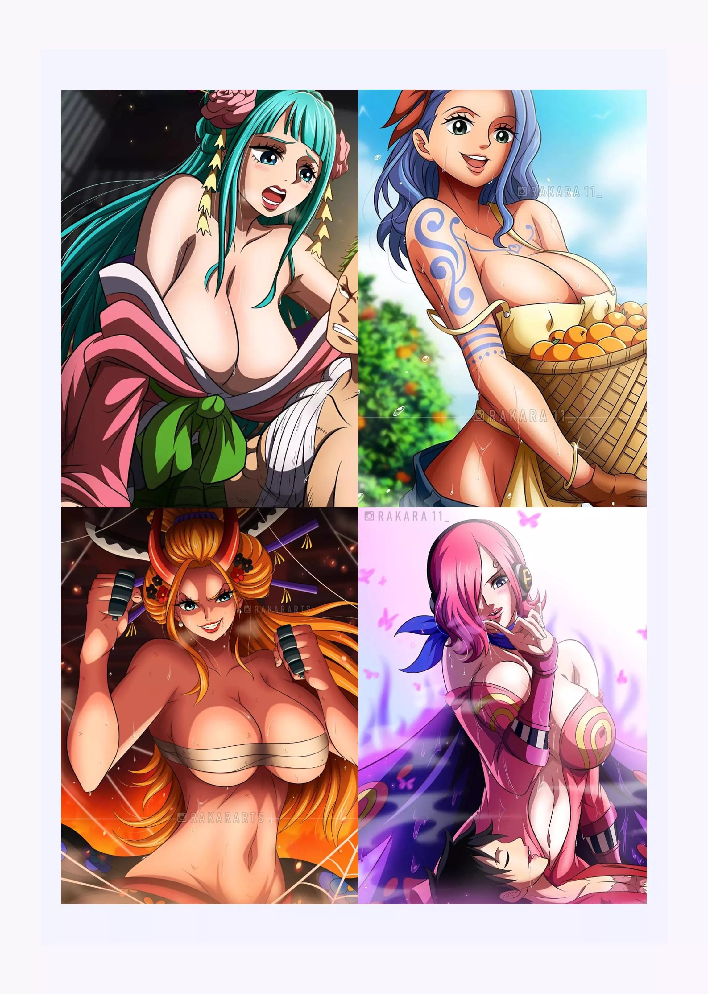 1. TittyFuco, 2. Sex, 3. Blowjob, 4. Eat Pussy - Hiyori, Nojiko, Black Maria, & Reiju... Nami, Boa, & Robin aren't an option posted by Big-Gear-3726