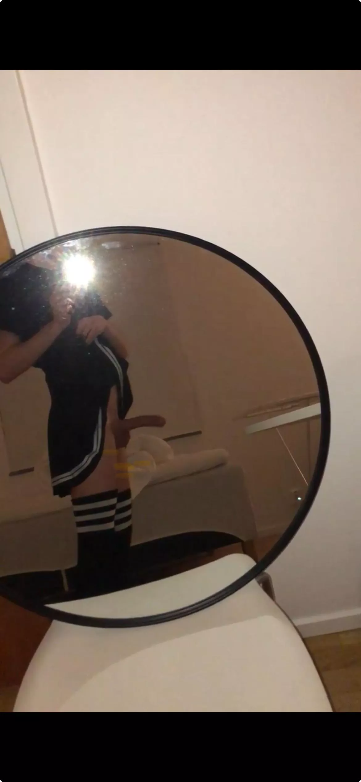 a surprise under the skirt posted by AnnoyingBottom