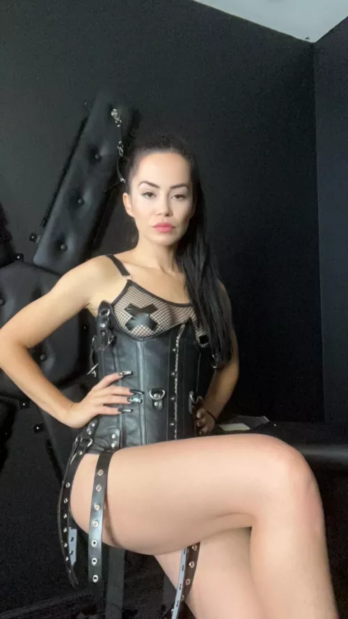 Another shot of my new corset, I love it so much! by goddessnaomi_