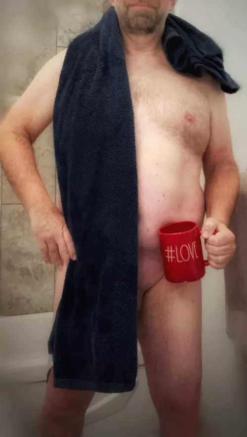 Apres shower coffee anyone 😉 by Melodic2112