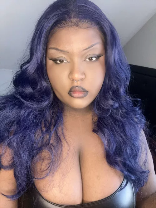 blue hair era!! by cowgirlcryptic