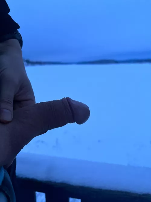 Coming out for some air in -20 by mohahaish