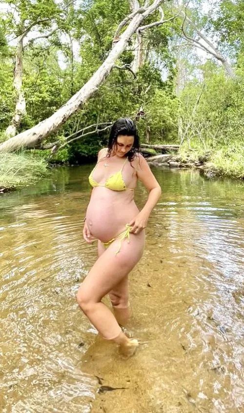 Do you like my pregnant belly? by Angelonthebeach