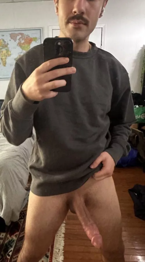 Does the mustache stay or go? by Nyc_guy_throway