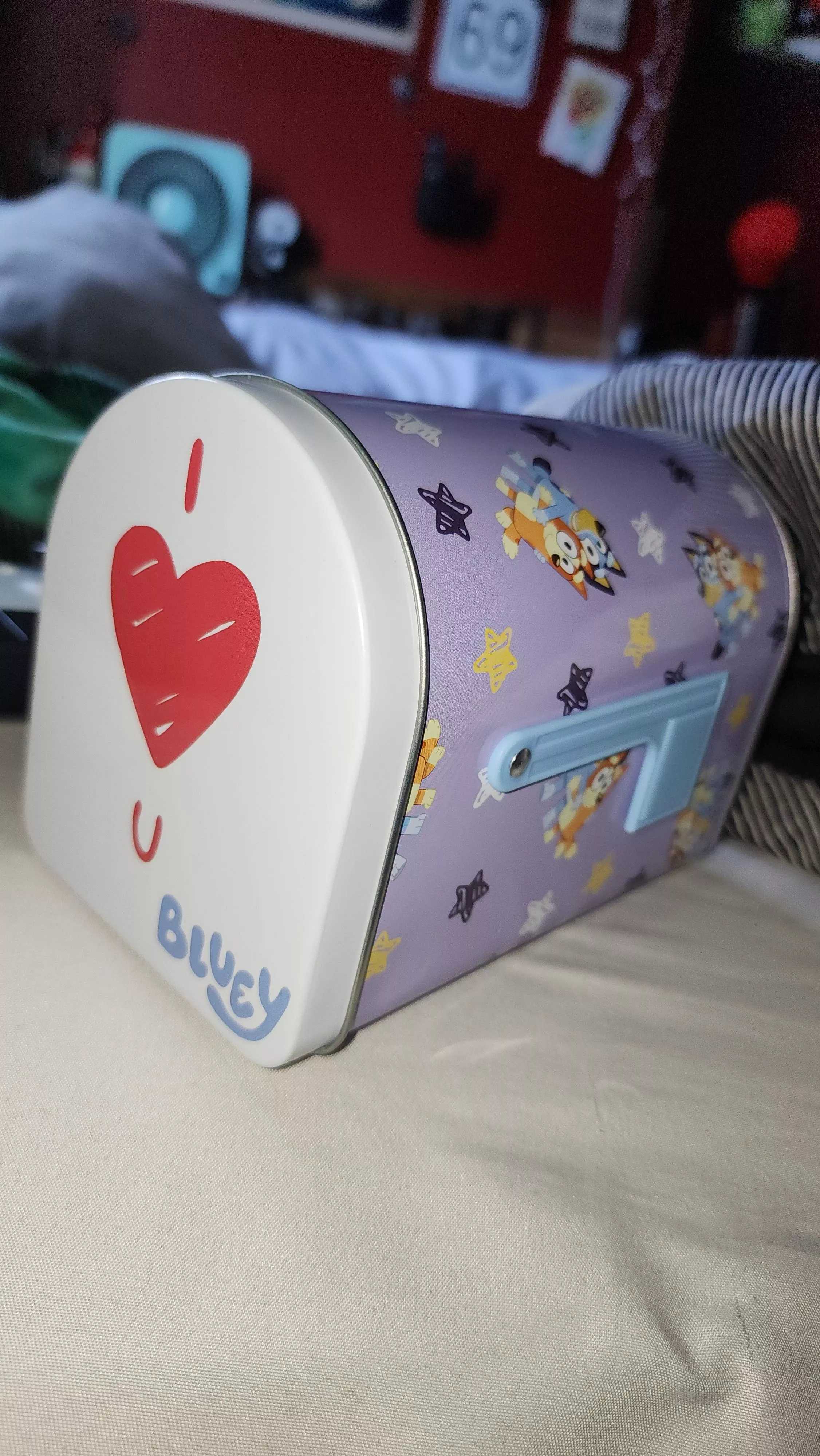Got me a bluey valentines mailbox posted by WolfBoi05