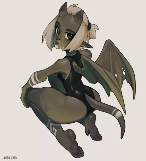 Hattie the gargoyle (by hattiezazu) by HattieZazu