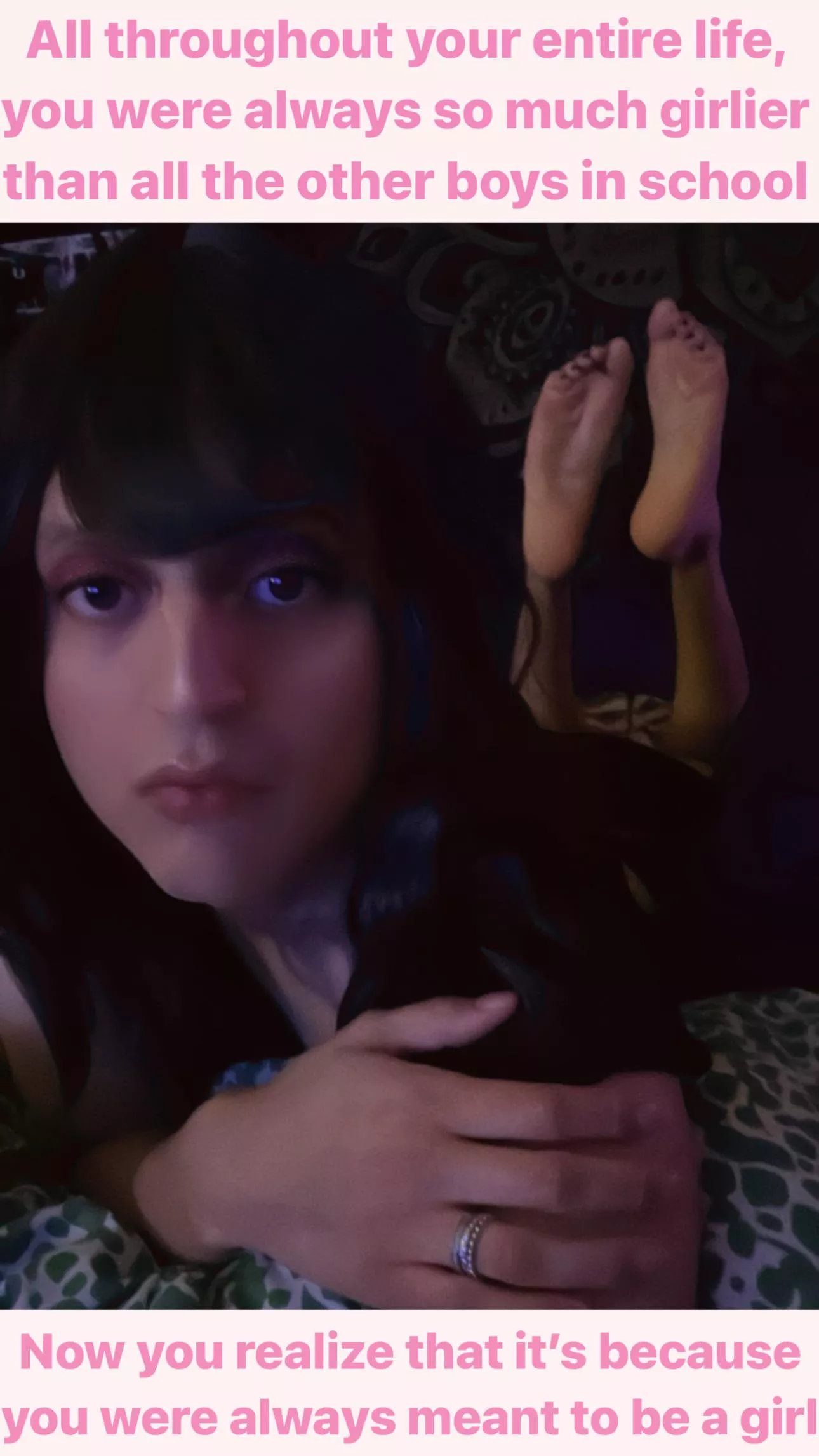 I love being such a slutty girl 🥰💅🏽 posted by Sissy_Evelyne