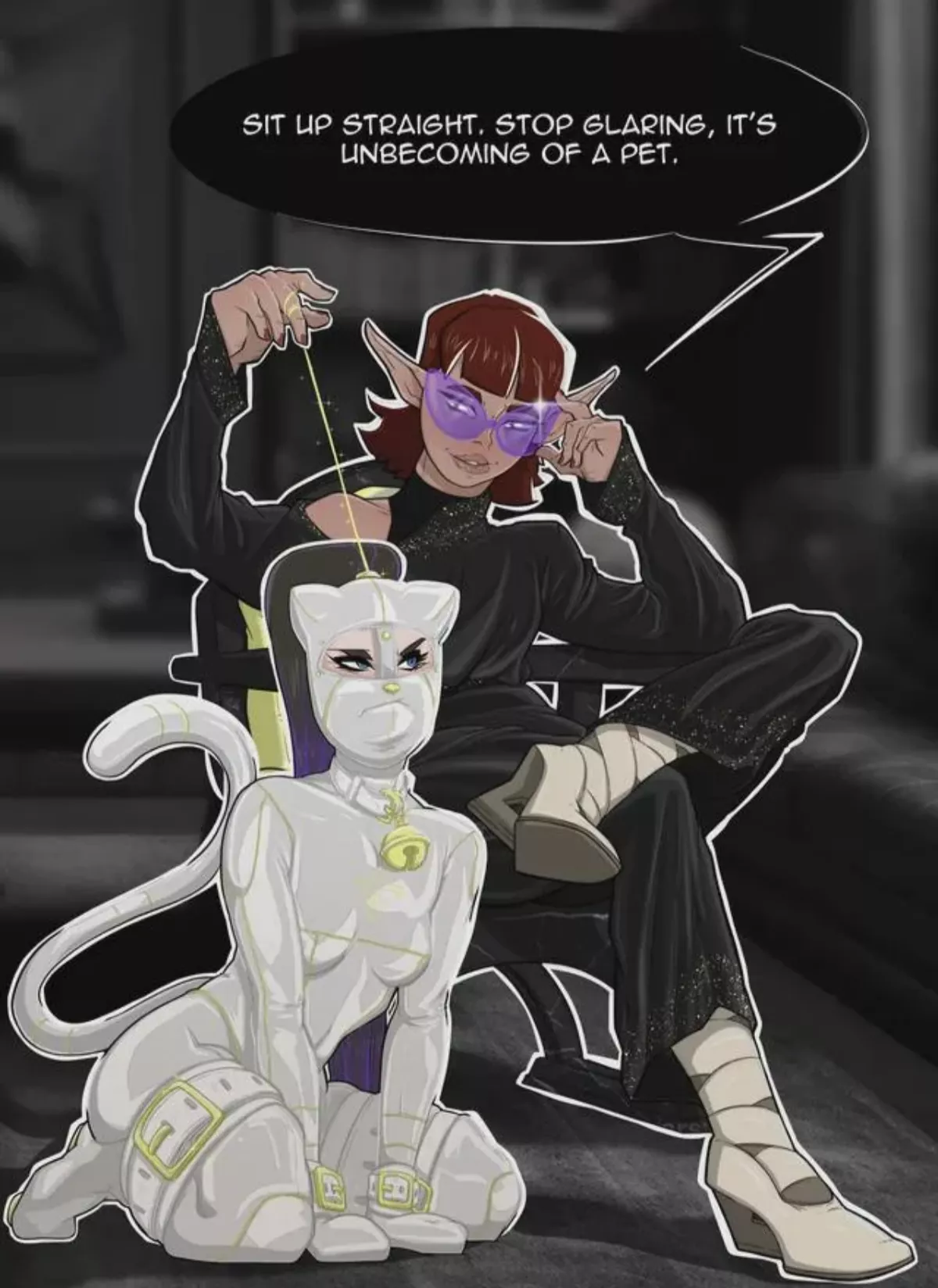 I think she has a lucky kitten posted by nitpit1945