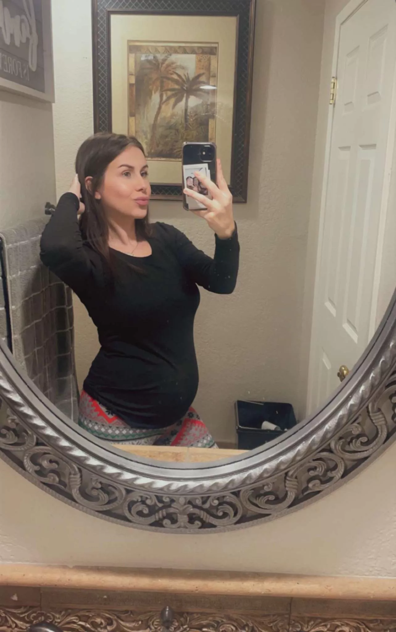 Is clothes on okay for this sub? 😇 You can see my pregnant belly thru my clothes 😘♥️ posted by MimiMalo