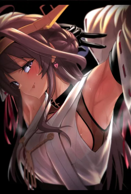 Kongou [Kancolle] by throwfarfarthest