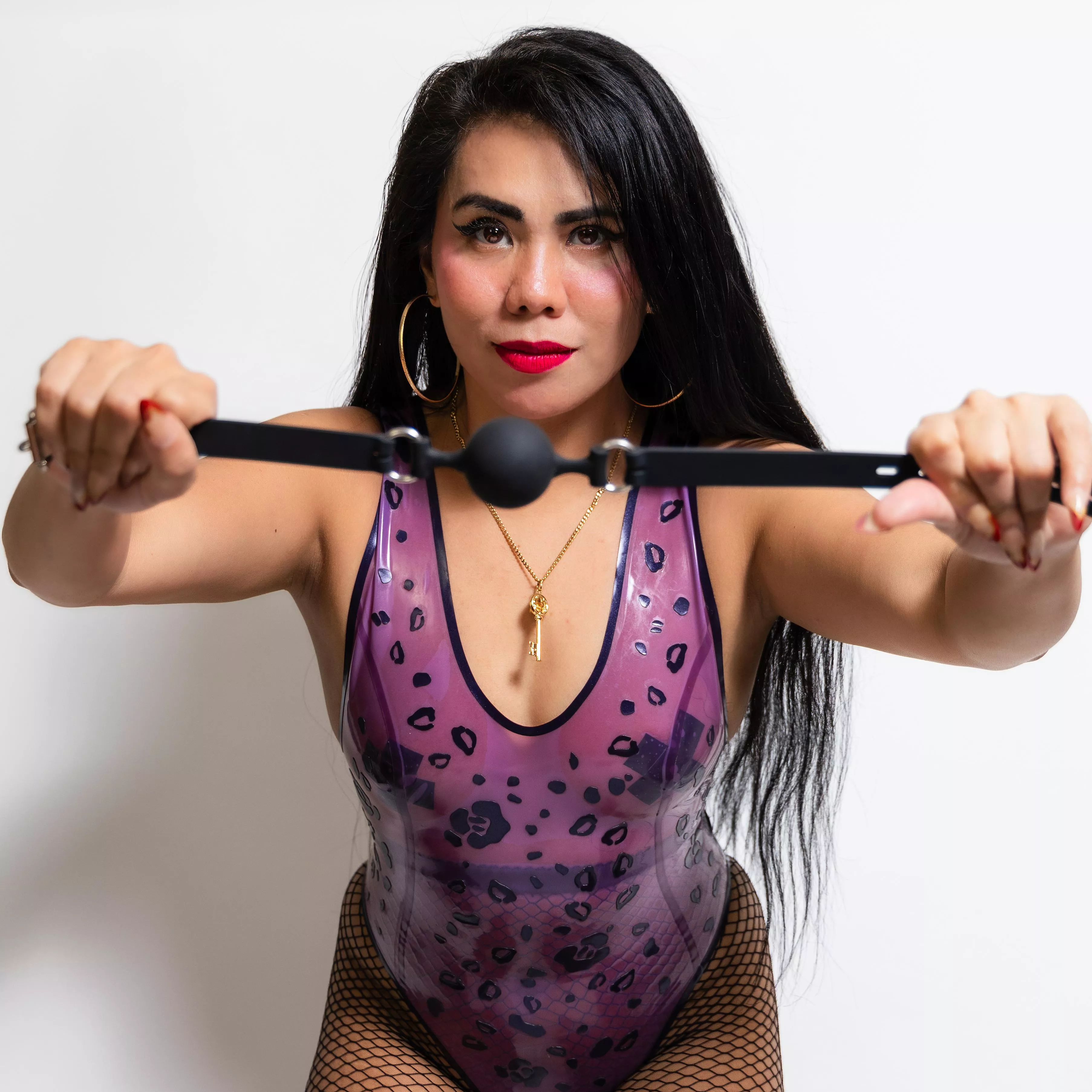 Latex Swimsuit in my favorite color! posted by Domina_Fire