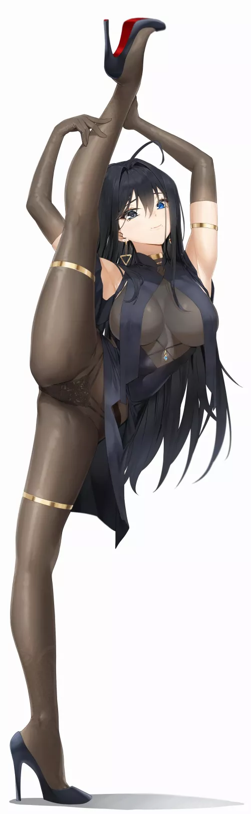 Leg Hold Pose [Original] by dumbocow