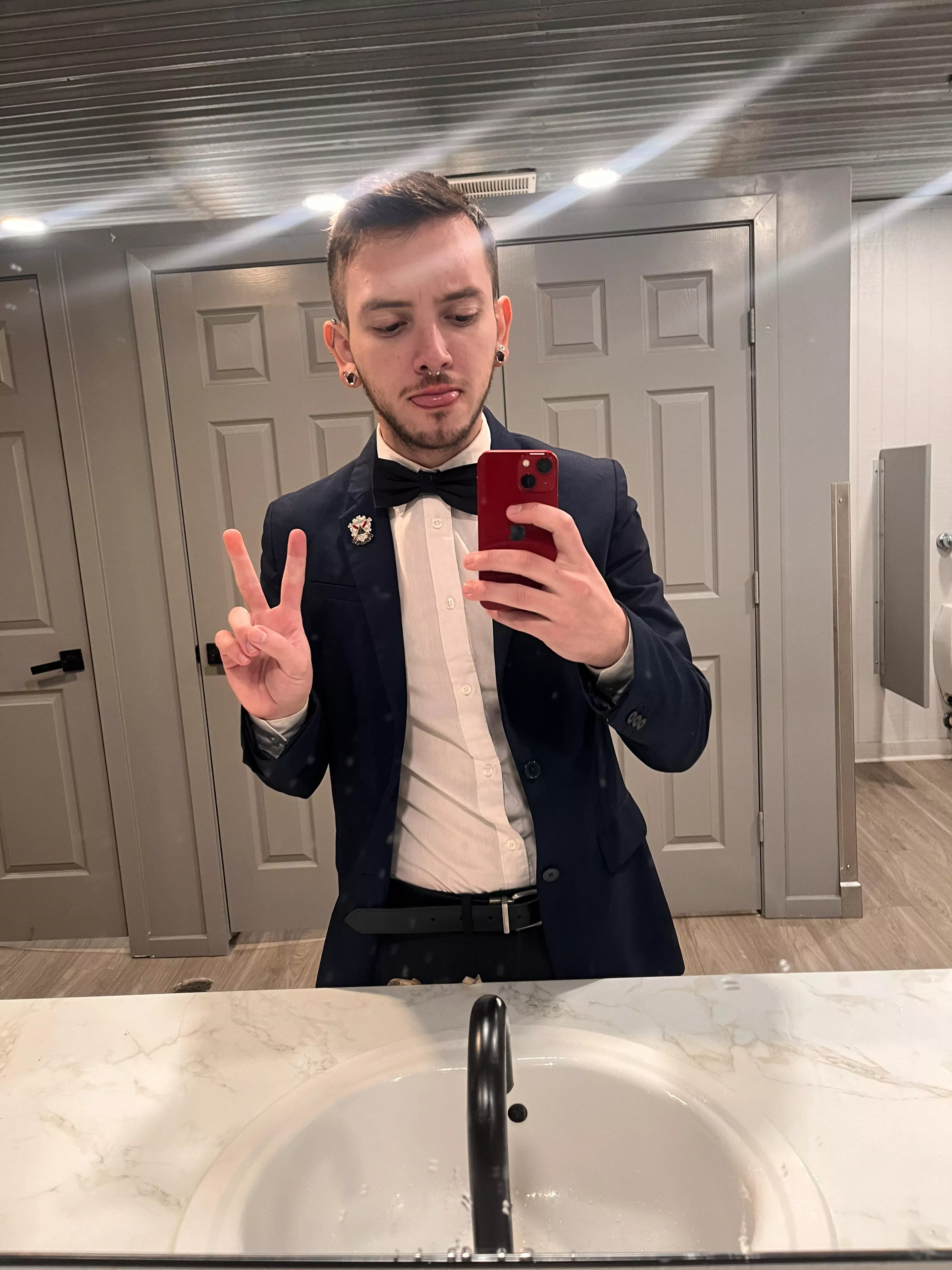 Pic from a gig I did a while back that never saw the light of day (the jacket wasn’t black like I initially thought). posted by chasebutnotthebank