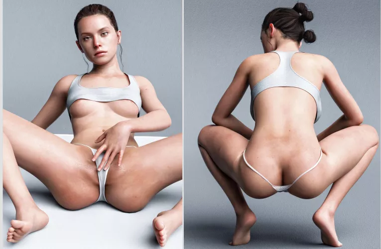 Rey teases her pussy and ass (agent_4_tea_se7en) by Agent_4_tea_se7en