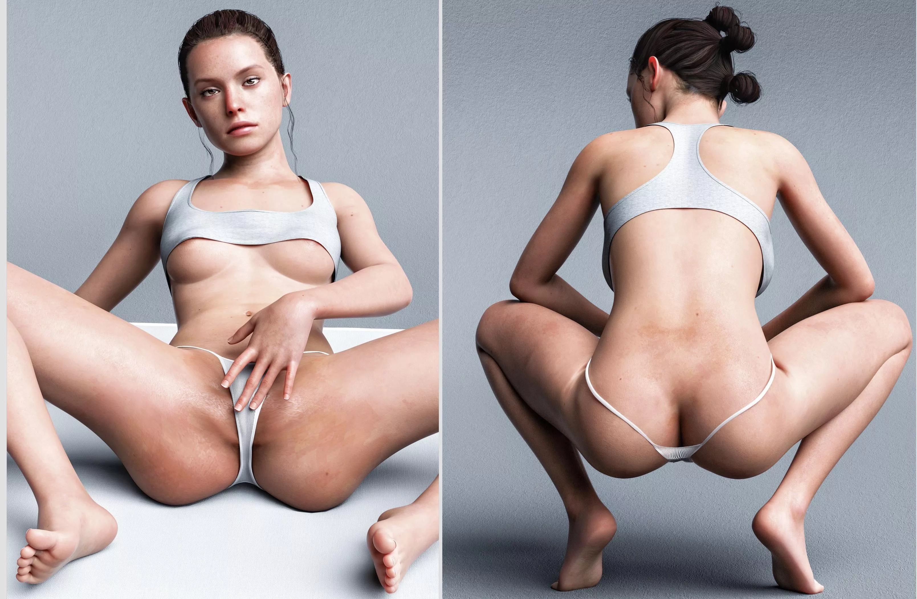 Rey teases her pussy and ass (agent_4_tea_se7en) posted by Agent_4_tea_se7en