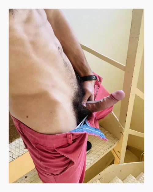 Would you dare suck me off in the stairwell at wofk? (21) by Murky_Knowledge938