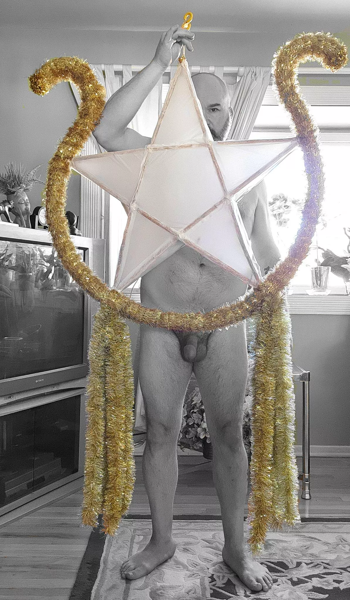 (53) removing ugly Christmas decoration posted by orangechrub