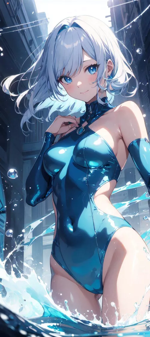 Aqua Blue by CheetahSperm18