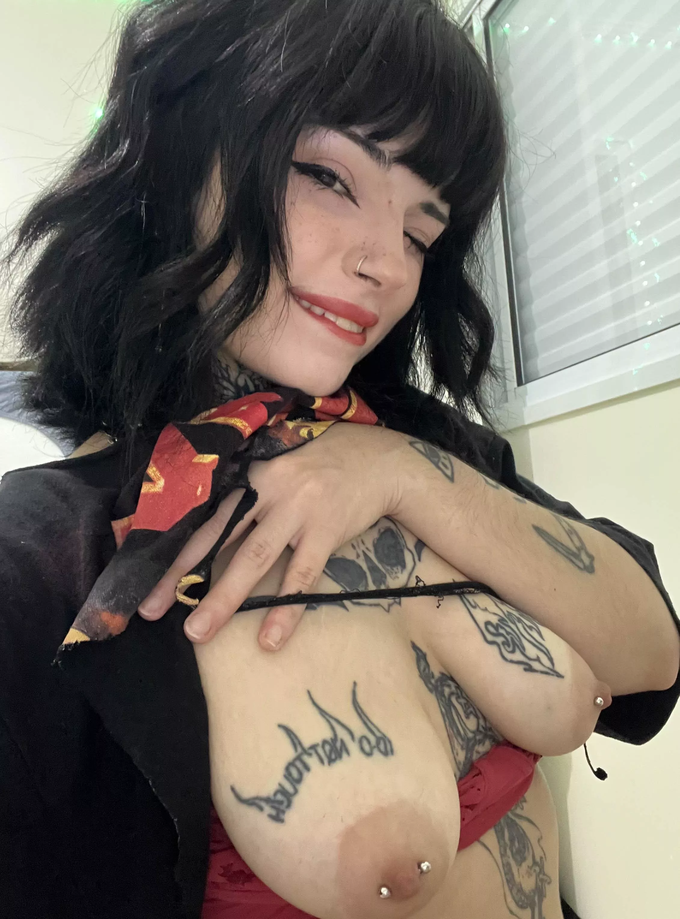 are you more attracted to my face or tits posted by Snow_PrincessGirl