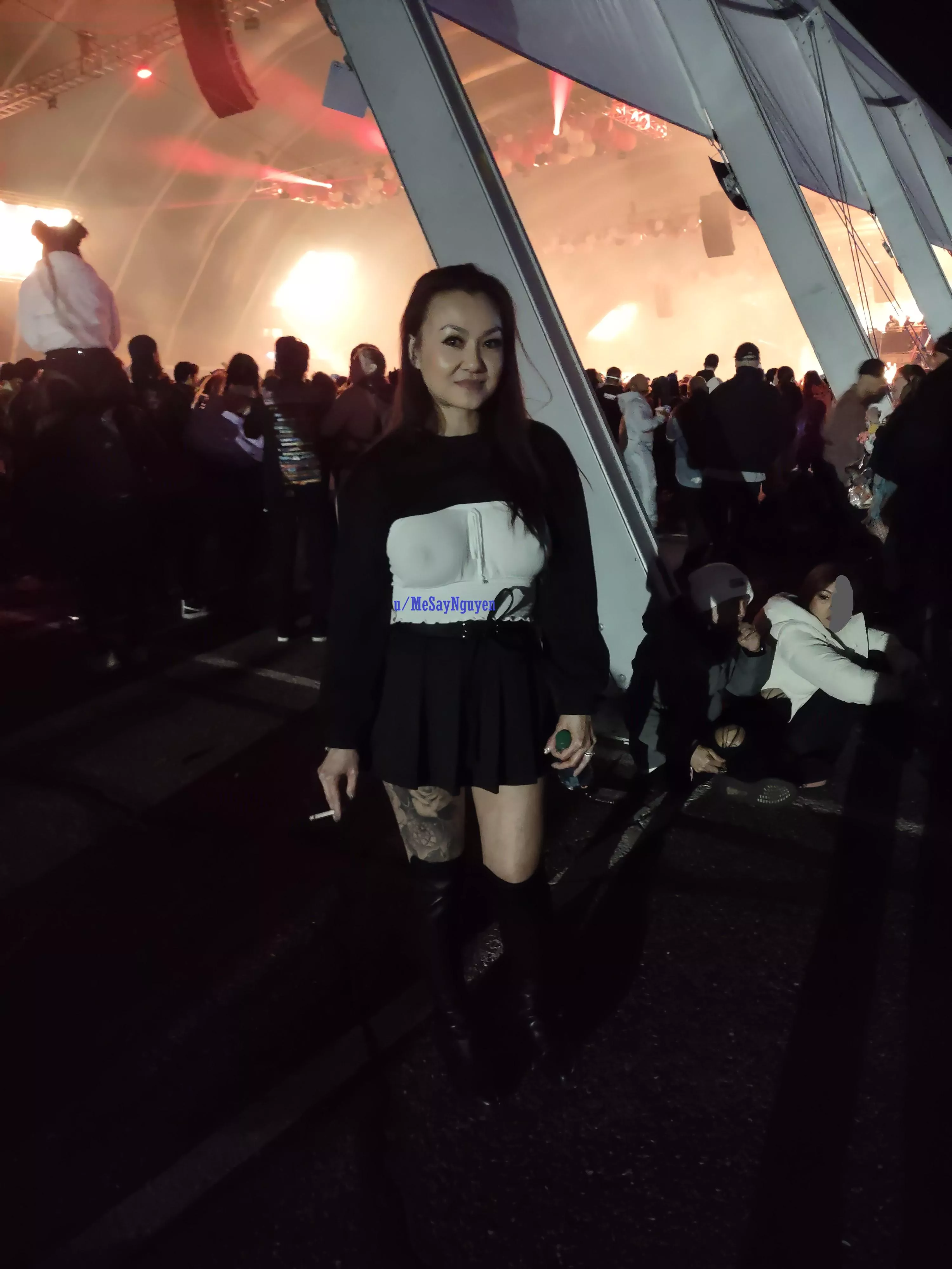 Can you tell it was cold at Decadence posted by MeSayNguyen