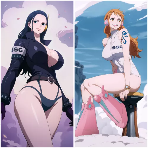 Can't wait for Robin & Nami Egghead outfit.😍 by daimyonigiri