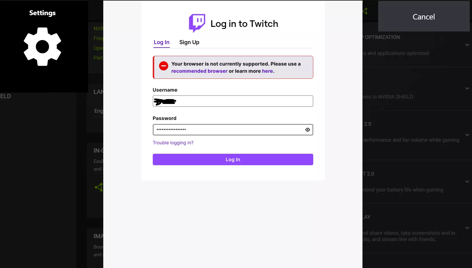 Does anyone know why this happens with Geforce Experience? posted by Negative-Equal3621