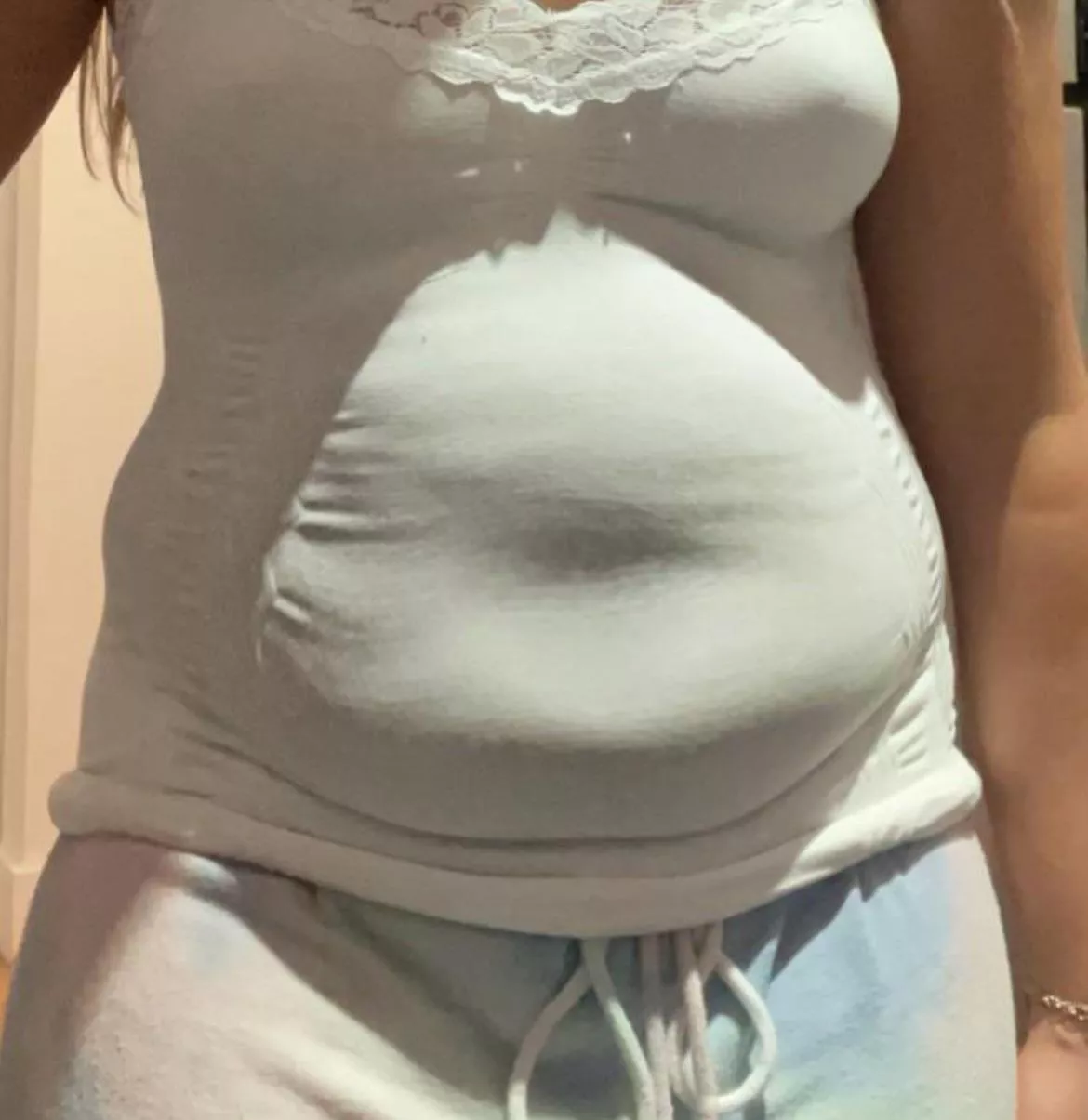 Don’t worry.. in my absence I only made my belly tubbier. I was on vacation, after all- does it show that I gorged myself? posted by msgrowingbelly