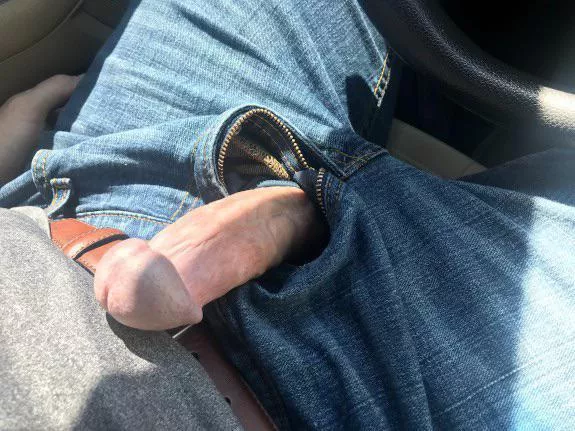 Flashing my hard dick while driving posted by nakedtexan