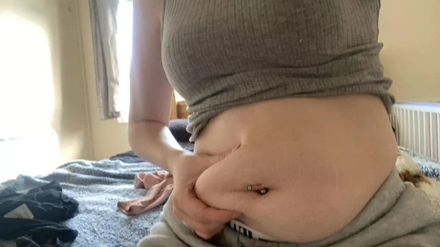 Getting fatter 😍who’s wants to help get me bigger 😍😍 by Big_Belly_Ella