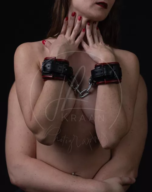 Hired a professional photographer to capture a kinky photo of me and my partner for the cover of my upcoming novel, Pretty Little Cunt! I'm pleased with how it turned out! Please note that the photo has not yet been edited. by JayceeMeKinky