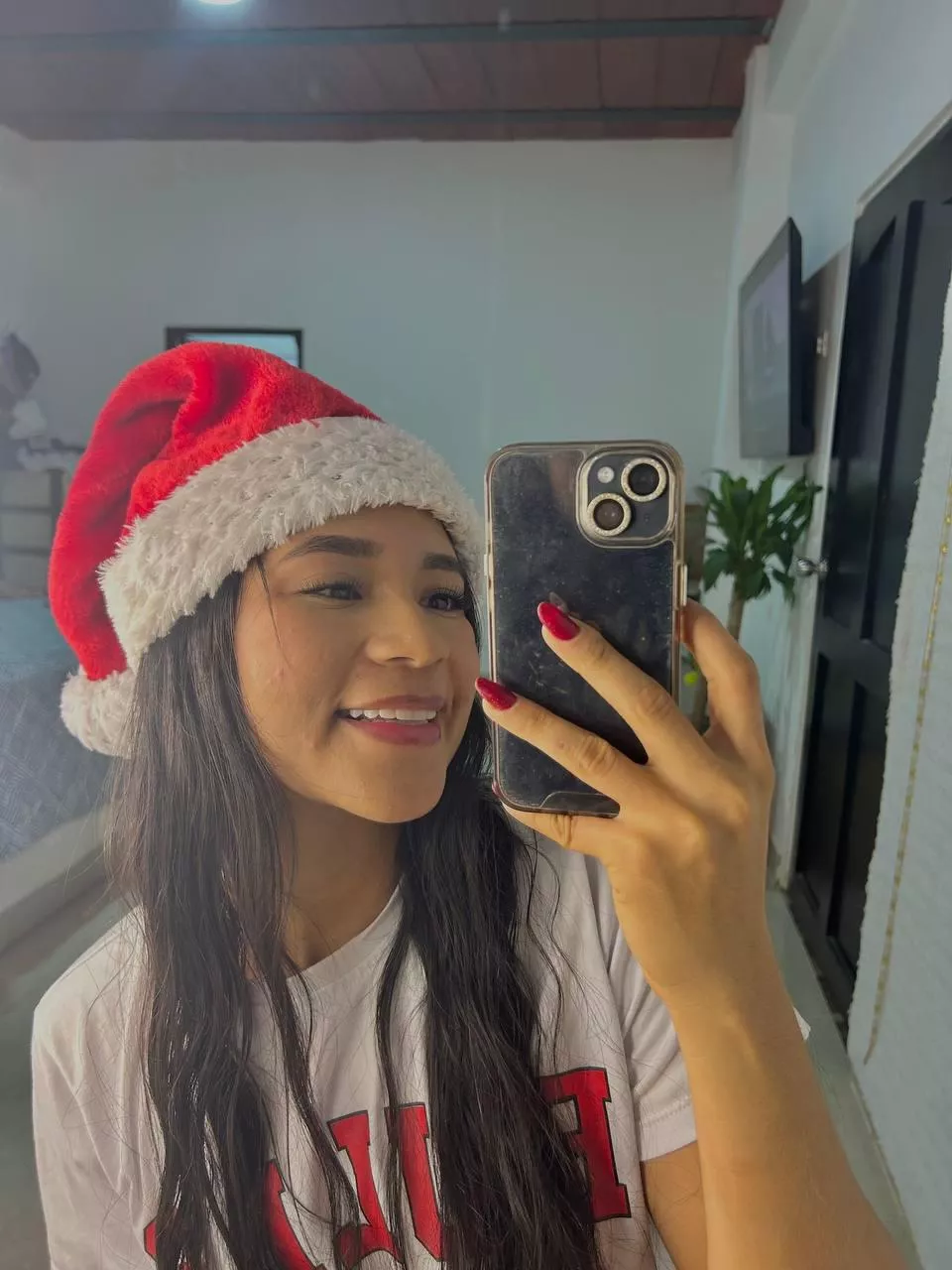 Matched the nails with a Christmas outfit posted by Clarissa_Joan