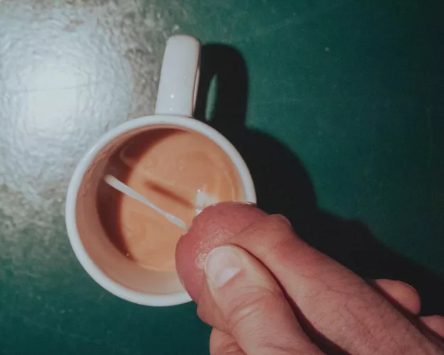 morning coffee lagged a shot of cream! ☺️ by bonnie_garcon_