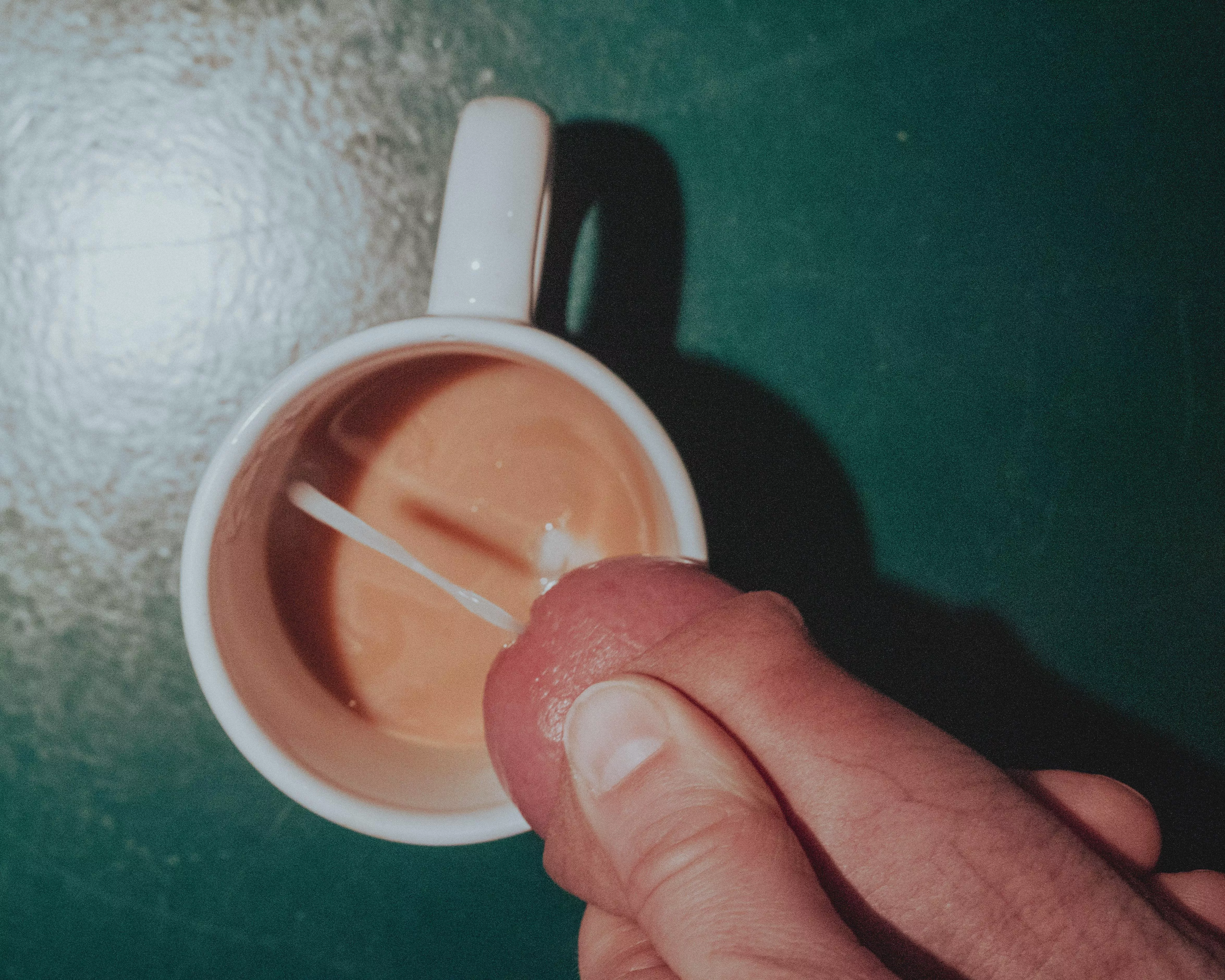 morning coffee lagged a shot of cream! ☺️ posted by bonnie_garcon_