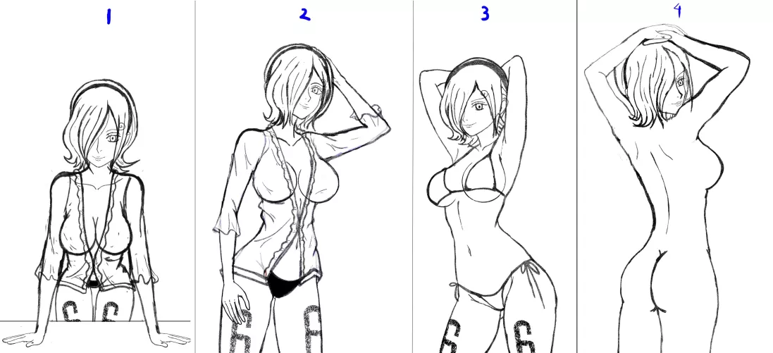 My Vinsmoke Reiju Comics stage 1 of page 1 2 3 4 . what do you think ? by mionder554