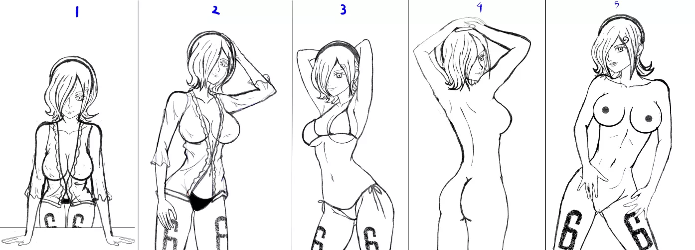 My Vinsmoke Reiju Comics stage 1 of page 1 2 3 4 5 . what do you think ? by mionder554