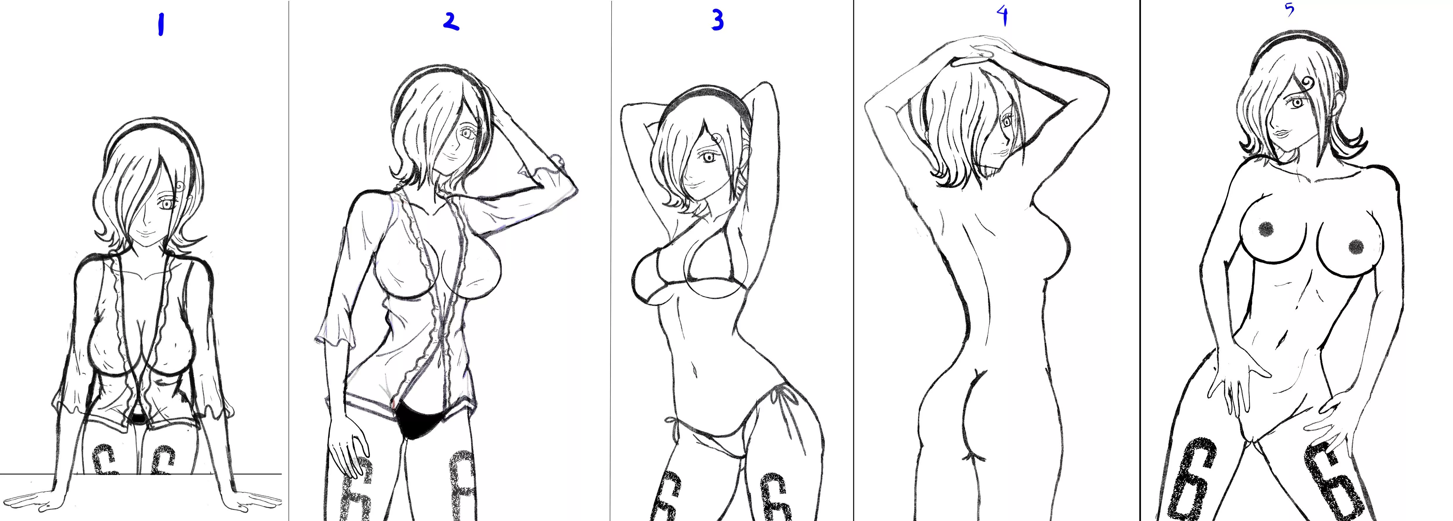 My Vinsmoke Reiju Comics stage 1 of page 1 2 3 4 5 . what do you think ? posted by mionder554